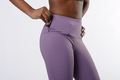 High-Waist Pocket Capri Legging